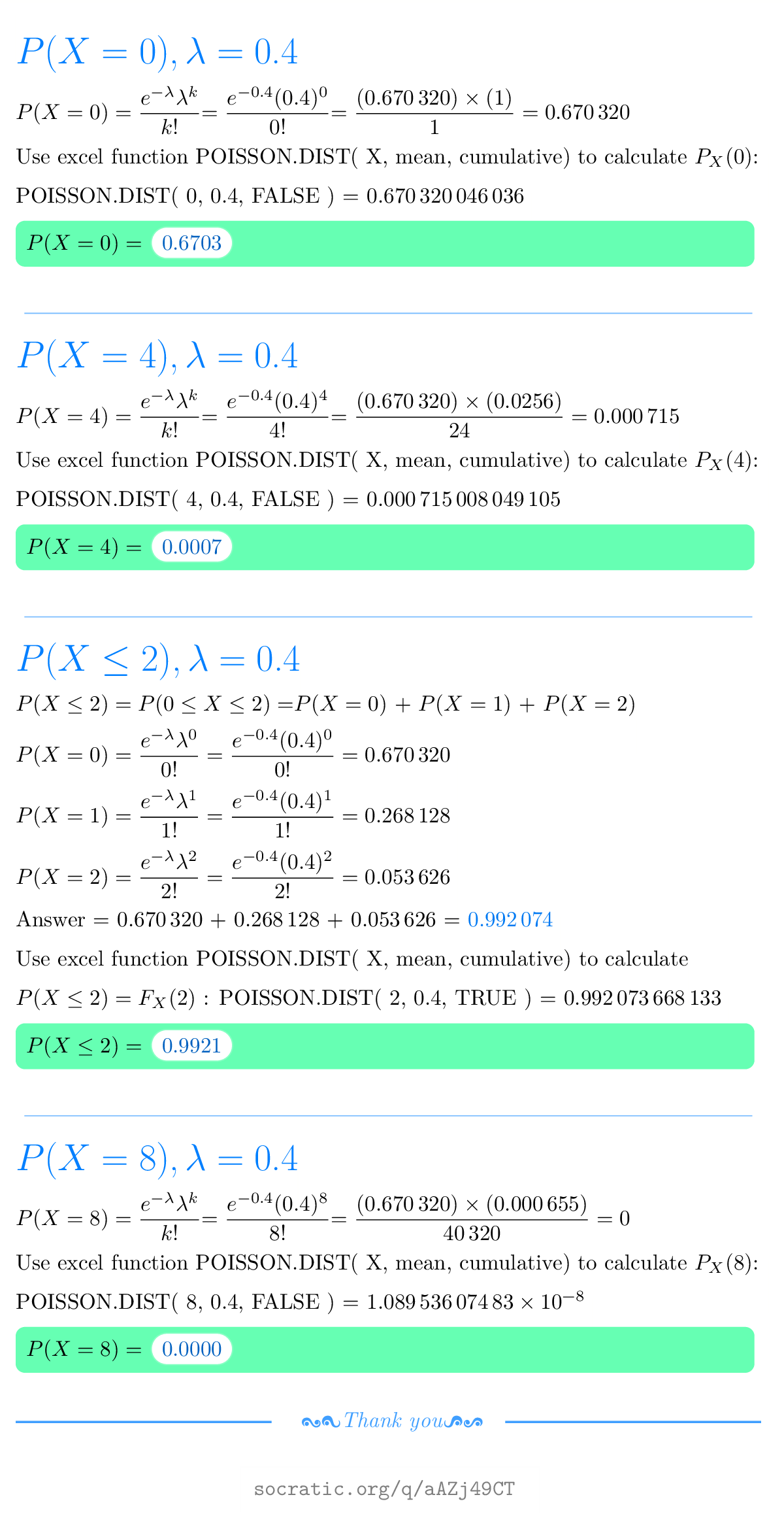 The Poisson Probability Distribution Is Used With A Continuous Random ...